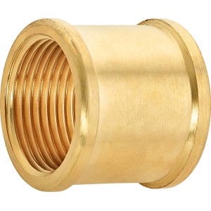 Manchon fileté en laiton 30,3 mm (Rp 1) pour installation d'eau chaude, froide et de chauffage.