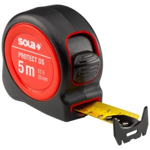 Sola Rollmeter Protect DS 525 : Outil de mesure compact avec boîtier robuste et échelle précise.