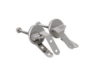 MSV WC-Sitz-Scharniere Edelstahl Silber MSV WC-Sitz-Scharniere Edelstahl Silber