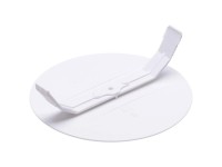 Rosetta da soffitto piatta 80 x 80 mm Bianco