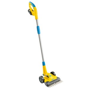 Gloria Finecut 18 V tagliabordi a batteria: tagliabordi giallo con ruote.