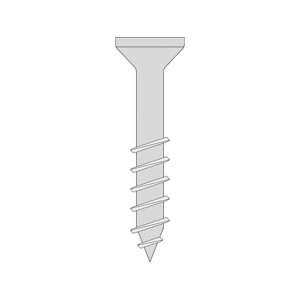 Vite Knauf Brio, 17 mm, per pannelli in fibra di gesso per interni.