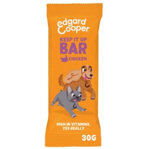 Edgard & Cooper snack per cani al pollo, barretta premio al gusto di pollo.