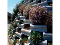 Flora Böschungsstein Grau