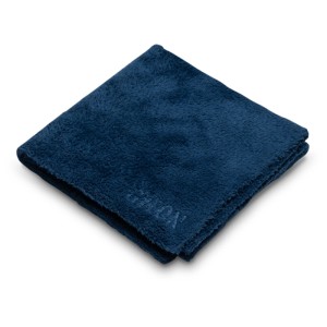 Chiffon microfibre bleu foncé Gyeon SoftWipe EVO, 40x40 cm, pour l'entretien auto.