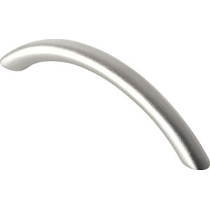 Maniglia per mobili curva 908 in alluminio, cromo opaco.