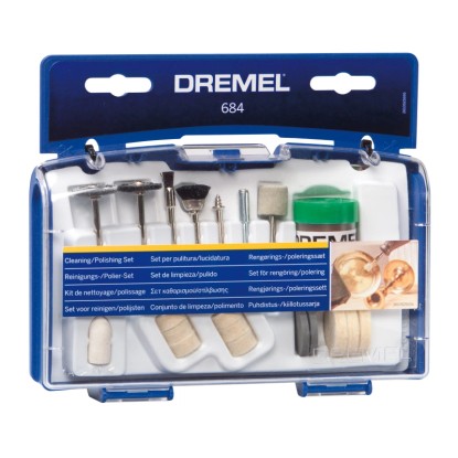 Dremel Set accessori  pulizia / lucidatura 684
