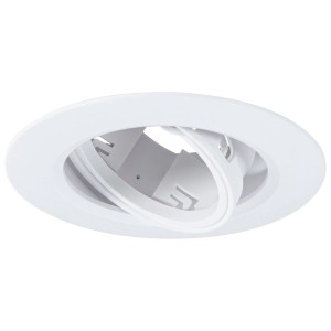 Spot encastrable Paulmann, dimmable, blanc, pour ampoules GU10, lot de 10.
