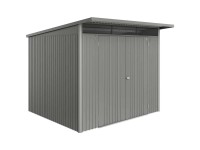 Biohort Gerätehaus AvantGarde Eco Gr. A6 Quarzgrau-Metallic mit Doppeltür