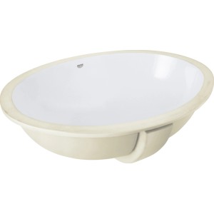 Vasque à encastrer Grohe Bau Céramique, blanc, 55 cm. Vasque à encastrer avec trop-plein.