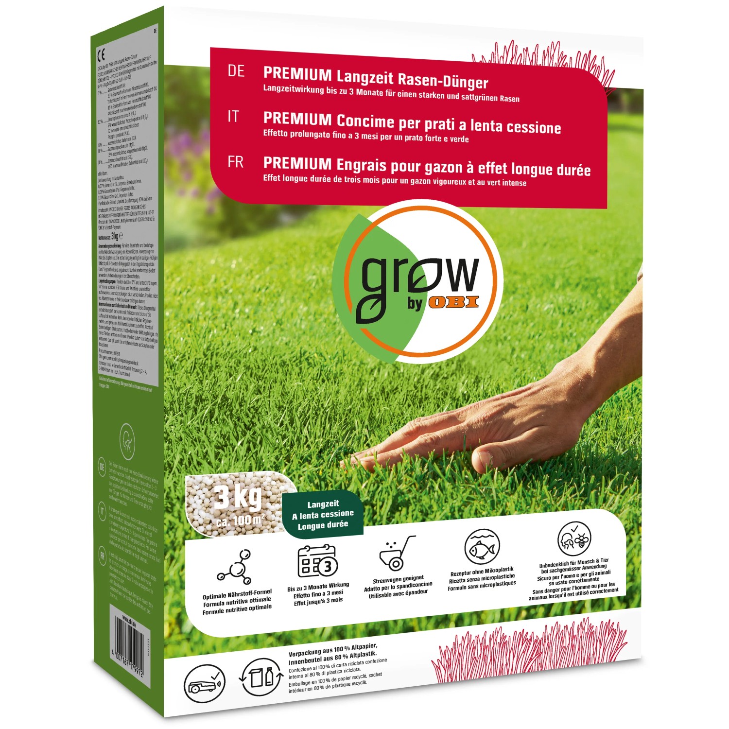 Fertilizzante Prato Wolf Garten a Effetto Prolungato 1/2 kg