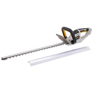 Taille-haie sans fil Batavia 18 V avec longueur de coupe de 560 mm et protège-lame.