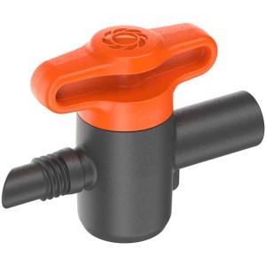 Gardena Valvola di regolazione 3/16" per Micro-Drip-System, per il controllo del flusso degli ugelli a spruzzo.