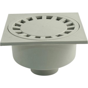 Avaloir de cour Marley DN 110 en plastique, charge admissible jusqu'à 1,5 t.