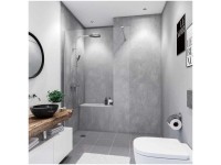 Breuer Rückwand Beton-Optik Grau seidenmatt 150 x 255 cm