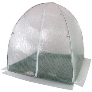 Colibri Winter Dome: Tenda invernale in pluriball per piante in vaso, 150x150x150 cm.
