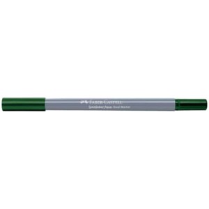 Faber-Castell Goldfaber Aqua Dual Marker, Tannengrün. Stift mit zwei Spitzen.