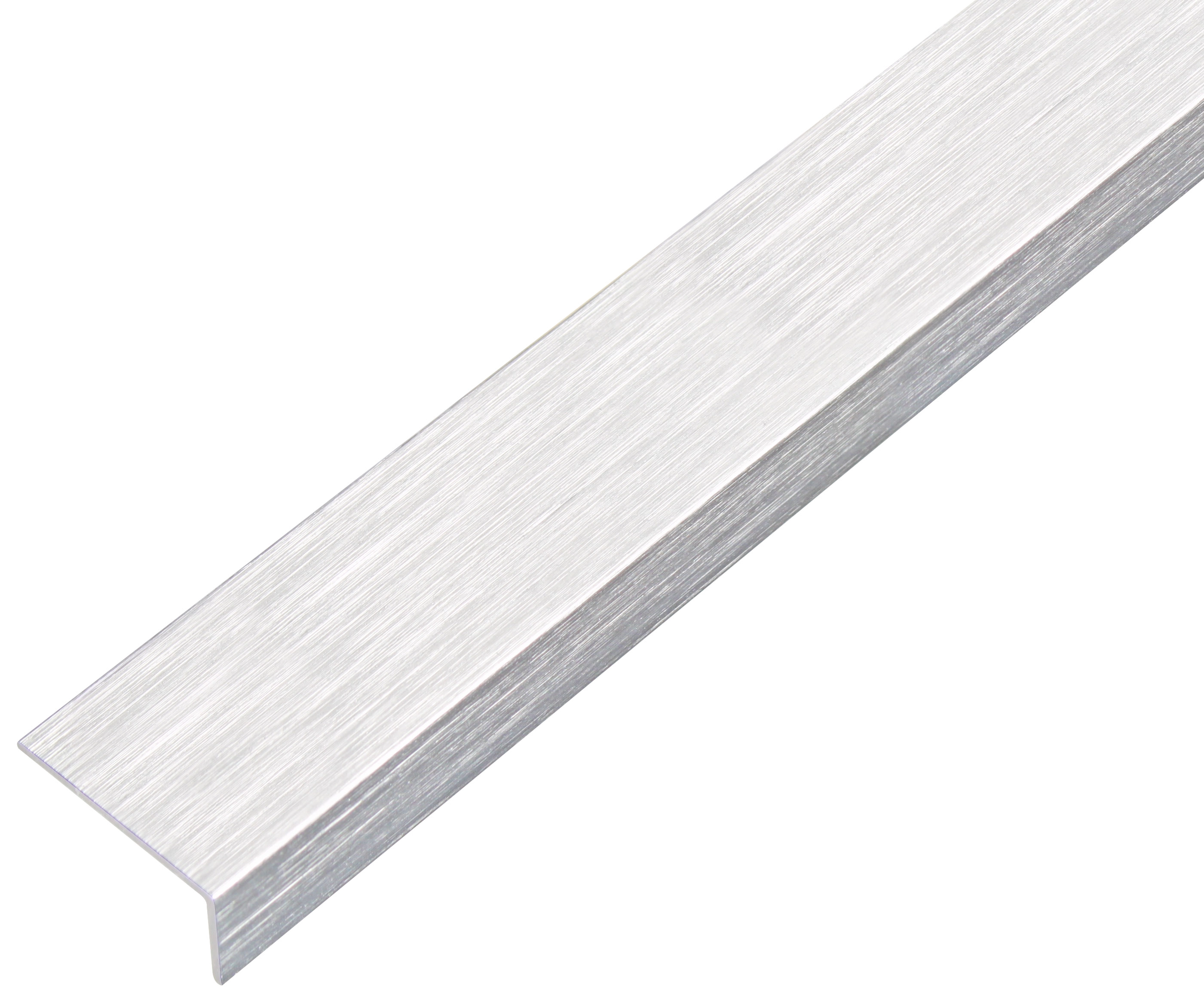 Profilo angolare alluminio design Acciaio inox chiaro (HxLxP) 10 x