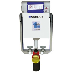 Set combinato Fix elemento a incasso per WC sospeso con cassetta Geberit.