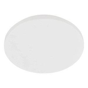 Plafoniera LED bianca rotonda Eglo Expert Approdo, Ø 31cm, adatta per ambienti umidi.