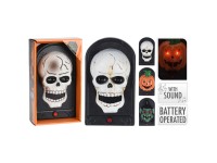 Klingel Halloween Kunststoff mit Sound- und Lichteffekten assortiert / 1 Stk.