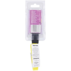 Sangle bagage Master Lock, jaune, 100cm, pour charges jusqu'à 40kg. Corde élastique plate avec crochets en fil.