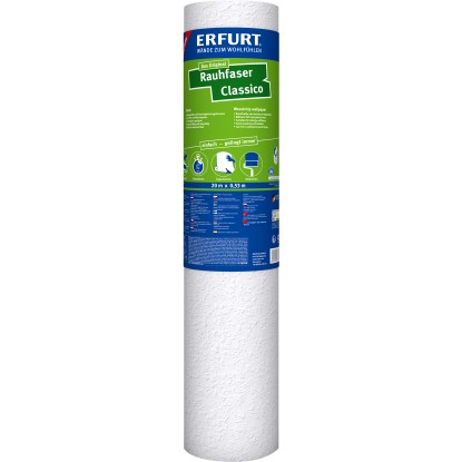 Erfurt Raufaser-Tapete Classico Weiss 53 cm x 20 m