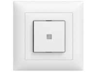 Feller Unterputz-Drucktaster EdizioDue A/R beleuchtet Weiss