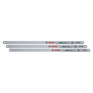 Lame per seghetto Bosch, 300 mm, 32 TPI, 3 pezzi, per tagli precisi.