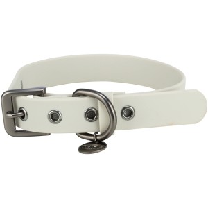 Collare per cani Trixie CityStyle in PVC grigio chiaro, taglia L (45-52 cm).