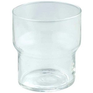 Diaqua Zahnputzbecher Deluxe, klar. Schlichter Glas-Becher für Bad und WC.