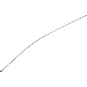 Tube de raccordement en cuivre chromé, Ø 10 mm, longueur 1000 mm.