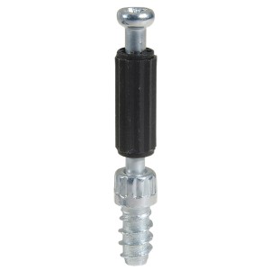 Spina a vite Twister, 30mm, acciaio nichelato per eccentrico Rastex, raccordo di collegamento.