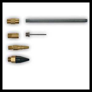 Einhell set pistola ad aria compressa 7 pezzi: Accessori per compressori con ugelli e adattatori.