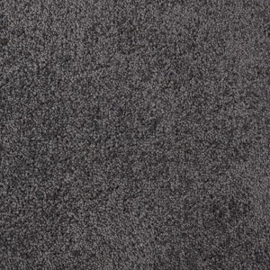 Gros plan : Moquette anthracite Bari vendue au mètre, largeur 400 cm.