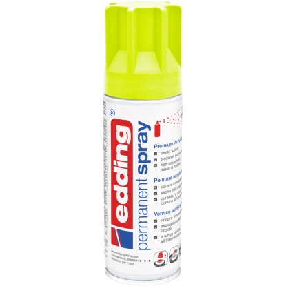 Edding Permanent-Spray 5200 Neongelb matt 200 ml