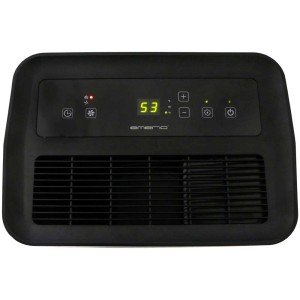 Déshumidificateur blanc Emerio 50L avec écran digital et panneau de commande. Idéal pour réduire l'humidité.