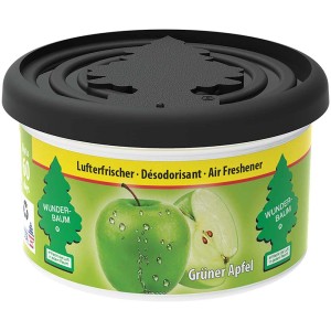 Wunderbaum Lufterfrischer Grüner Apfel für Auto & Raum, mit Dosierdeckel.