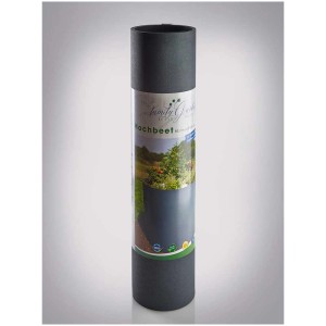 Gartec aiuola rialzata antracite, 80x100x100 cm, in plastica, ideale per erbe e verdure.