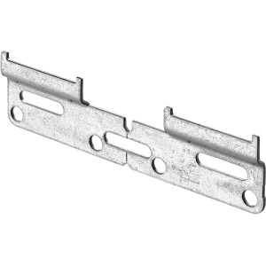 Rail de suspension pour armoire Hettich en acier, 2 pièces, pour équipement de meubles. Charge 130 kg.