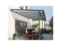 Terrassenüberdachung Bausatz Anthrazit 426 x 306 cm