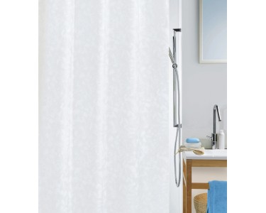 Spirella Tenda doccia in tessuto Porto Bianco 180 x 200 cm