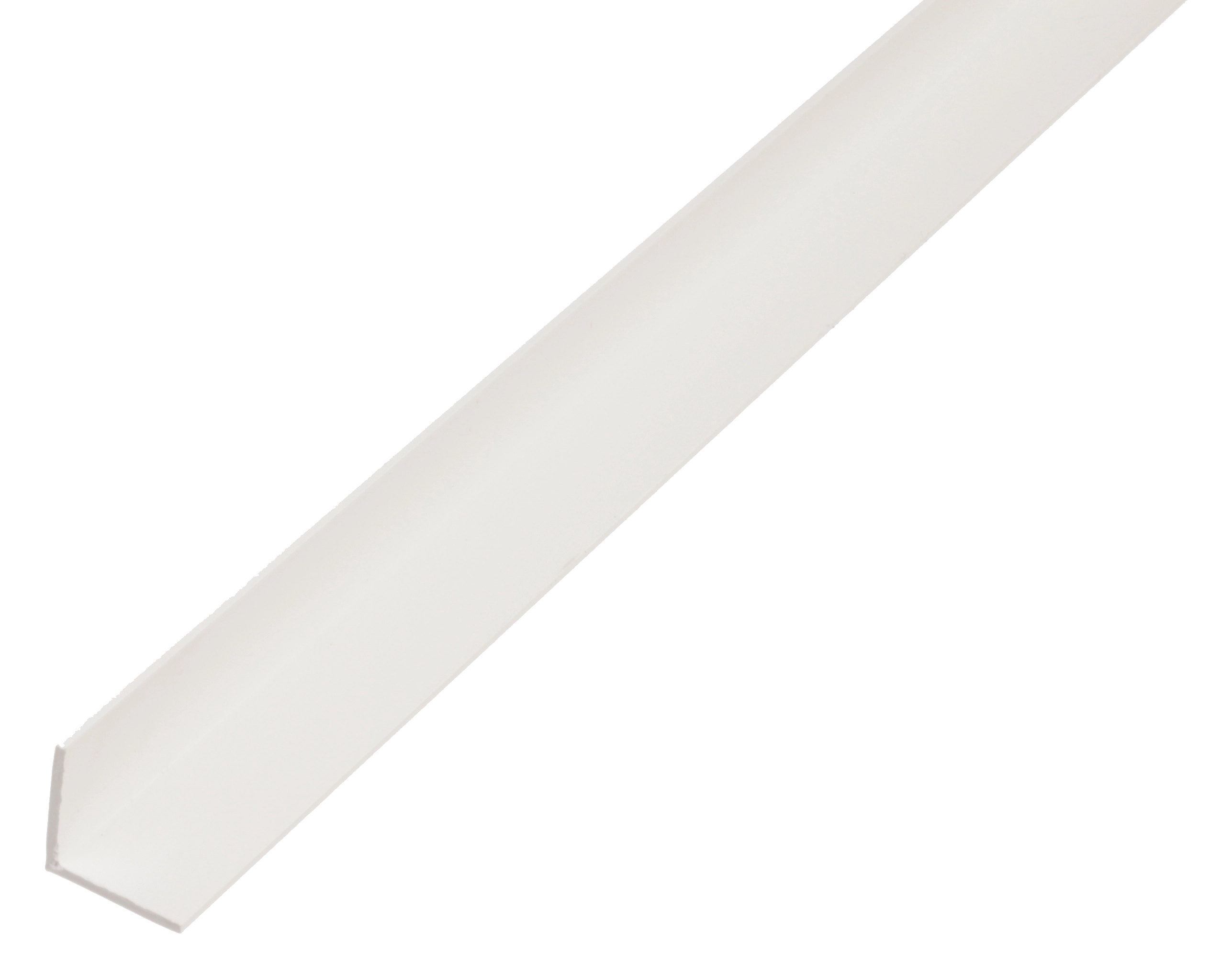 Profilo angolare 2 m 15x15 mm in pvc bianco