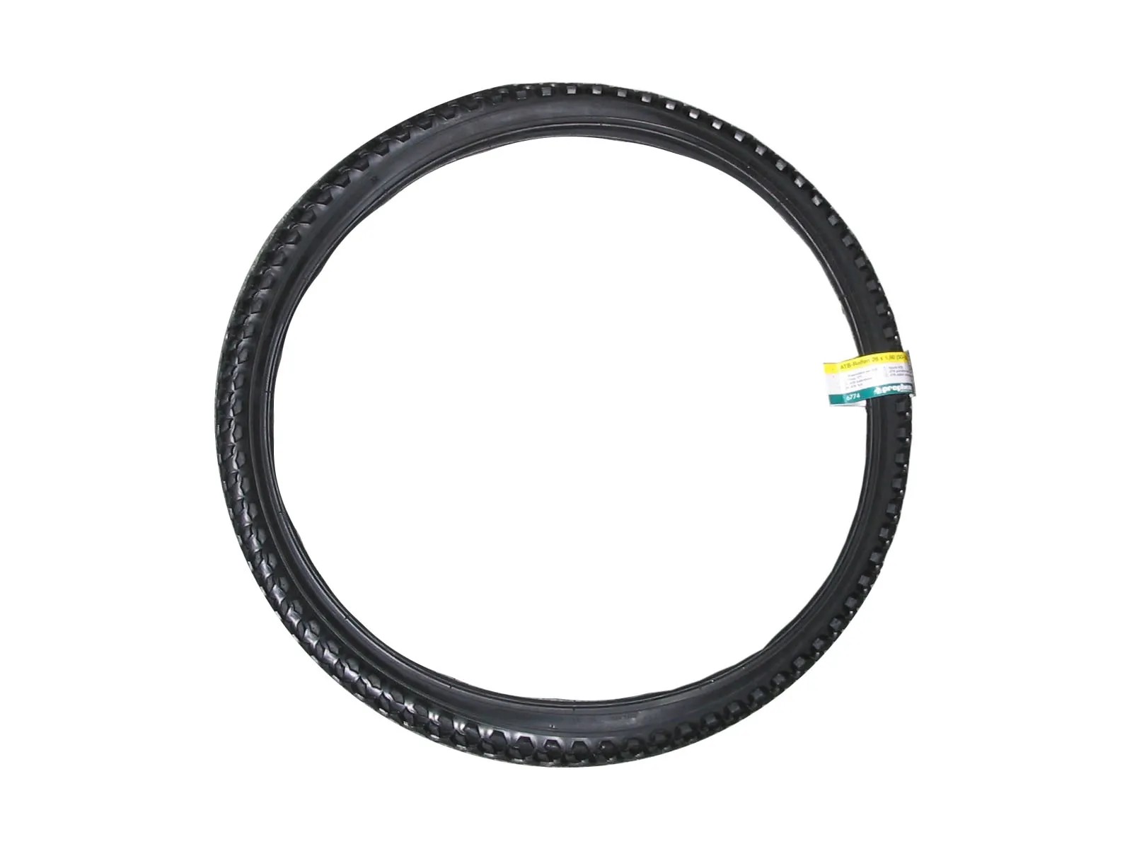 RMS Copertone/Pneumatico Bici 20 x 1.75 MTB Nero