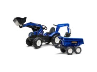 Falk New Holland Traktor mit Anhänger Gr. XXL