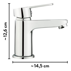 Miscelatore monocomando cromato baliv WT-5890 per lavabo.