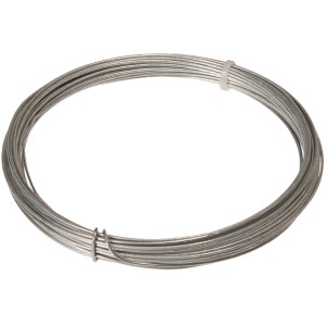 Fil de fer galvanisé Conacord, 1 mm, 10 m, pour travaux manuels et décoration.