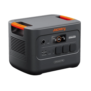 Jackery Powerstation E3000 v2, générateur électrique compact avec capacité de 3072Wh et sortie AC de 3600W.