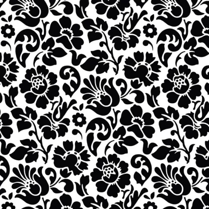 d-c-fix Film adhésif Baroque Blanc Noir 45 x 200 cm