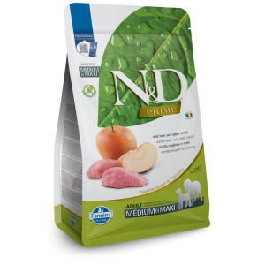 N&D Prime cibo secco per cani cinghiale e mela Adult Medium/Maxi, 2.5kg.